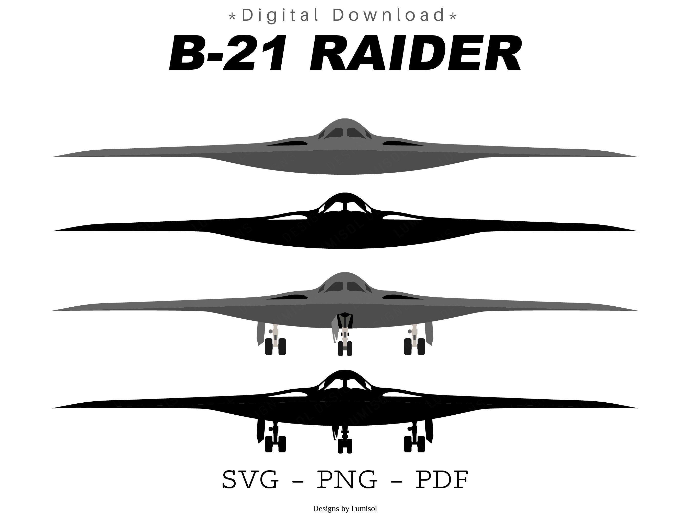 B21 Raider Stealth Bomber SVG New 6th Generation Jet Clipart - Etsy