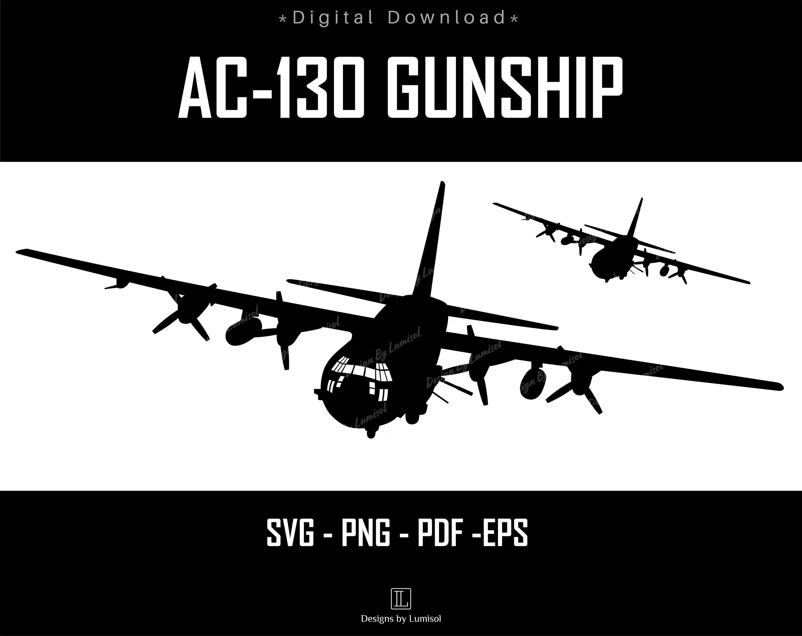Ac 130 Gunship - Etsy Ac 130 Gunship - Etsy