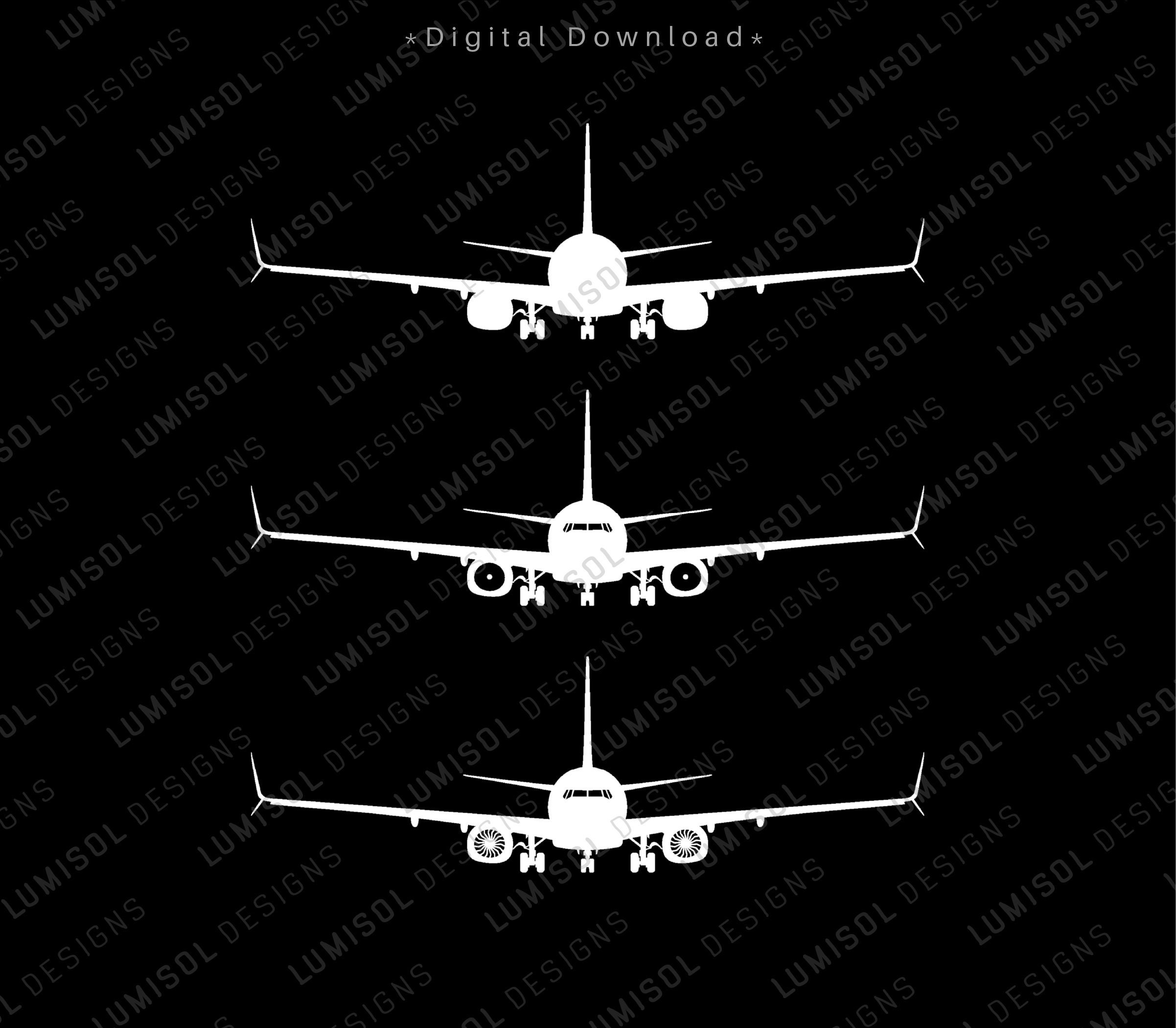 Boeing 737 MAX Svg | Airplane Clipart, Png, Pdf (digital Download) - Etsy
