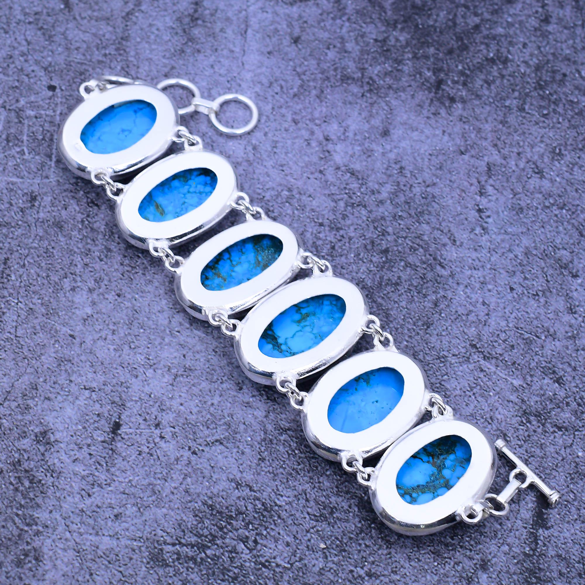 アクセサリー TibetanTurquoise karensilver Bracelet Tibetan Turquoise Bracelet: Sterling Silver Bohemian Jewelry - Etsy