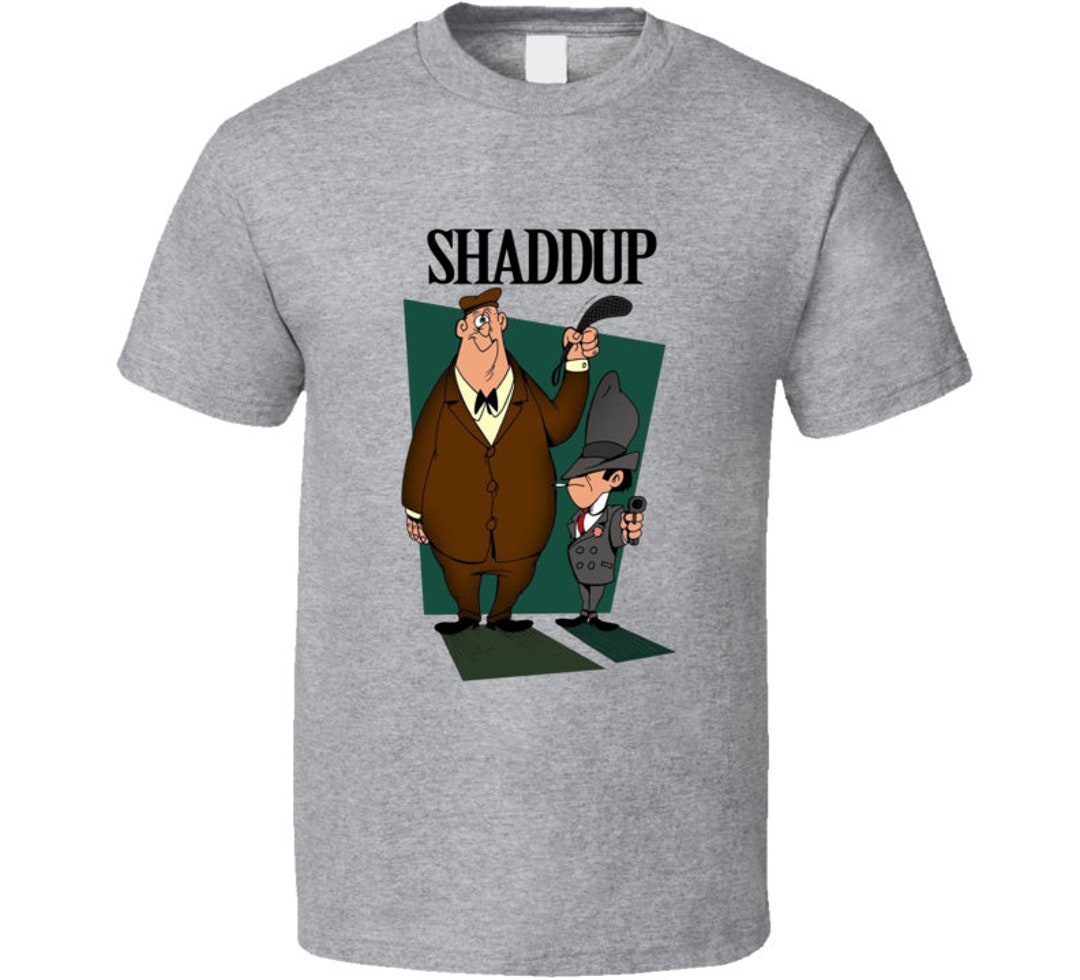 Rocky and Mugsy Shaddup Animated Cartoon Characters Fan T Shirt Etsy