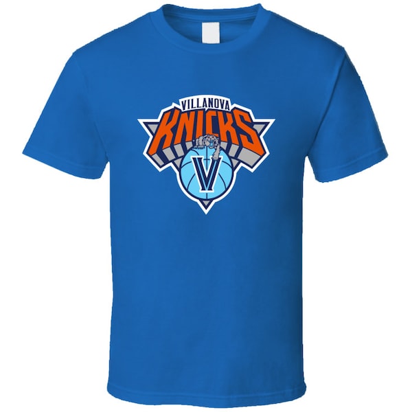Villanova Knicks New York Mashup Parody Fan T Shirt