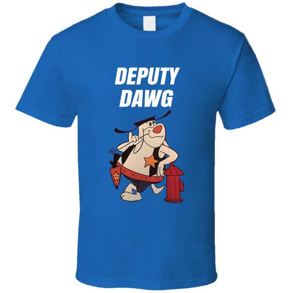 Deputy Dawg 60s Cartoon Character Fan T Shirt