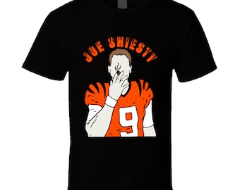 Joe Burrow Joe Shiesty Cincinnati Quarterback Silhouette Cigar T Shirt