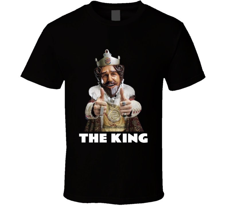The King Mascot Burger King T Shirt Etsy