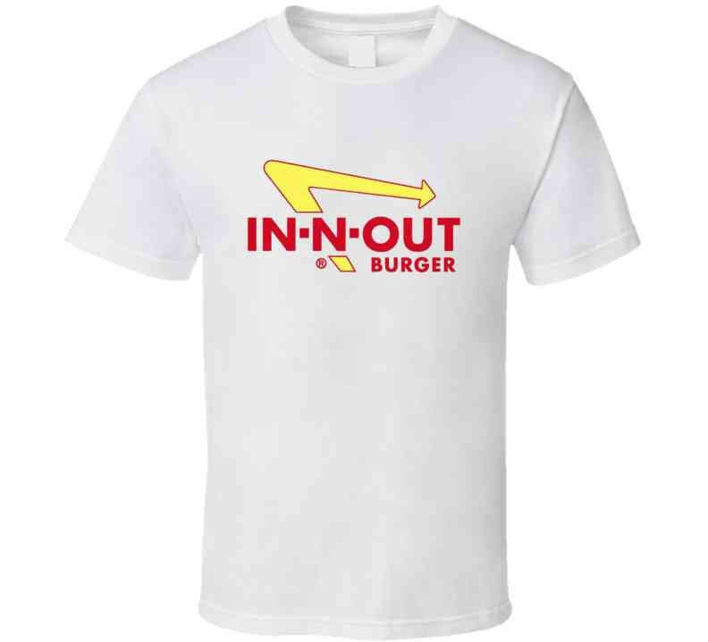 In N Out Burger Logo T Shirt Etsy