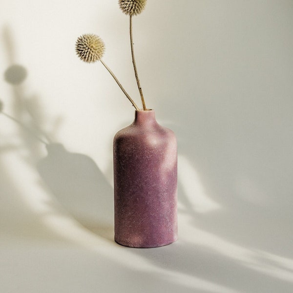 Otto Keramik Lilac Mat Vase, WGP 60s