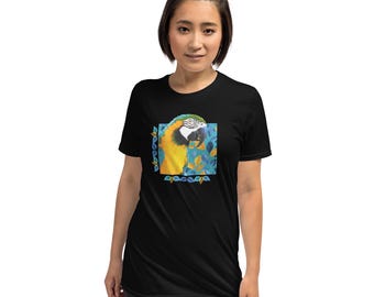 Blue and Gold Macaw Unisex T-Shirt