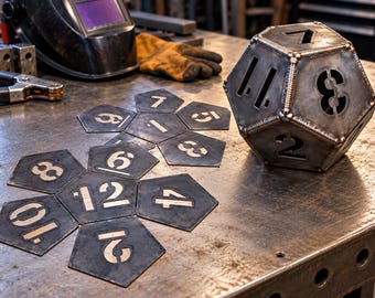 12-Sided Steel Dice Welding Kit, MIG TIG Welding Practice Project