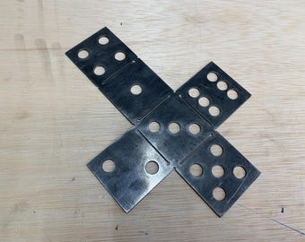 Stahlwürfel Kit: Selbst geschweißtes Flat Pack Metallwürfelprojekt, Schweißübungsgeschenk, DIY Puzzle