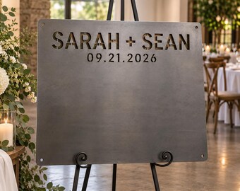 Personalized Wedding Seating Chart, Magnetic Find Your Seat Display