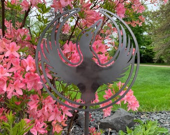 Rebel Loon Garden Stake, Minnesota Steel Yard Art
