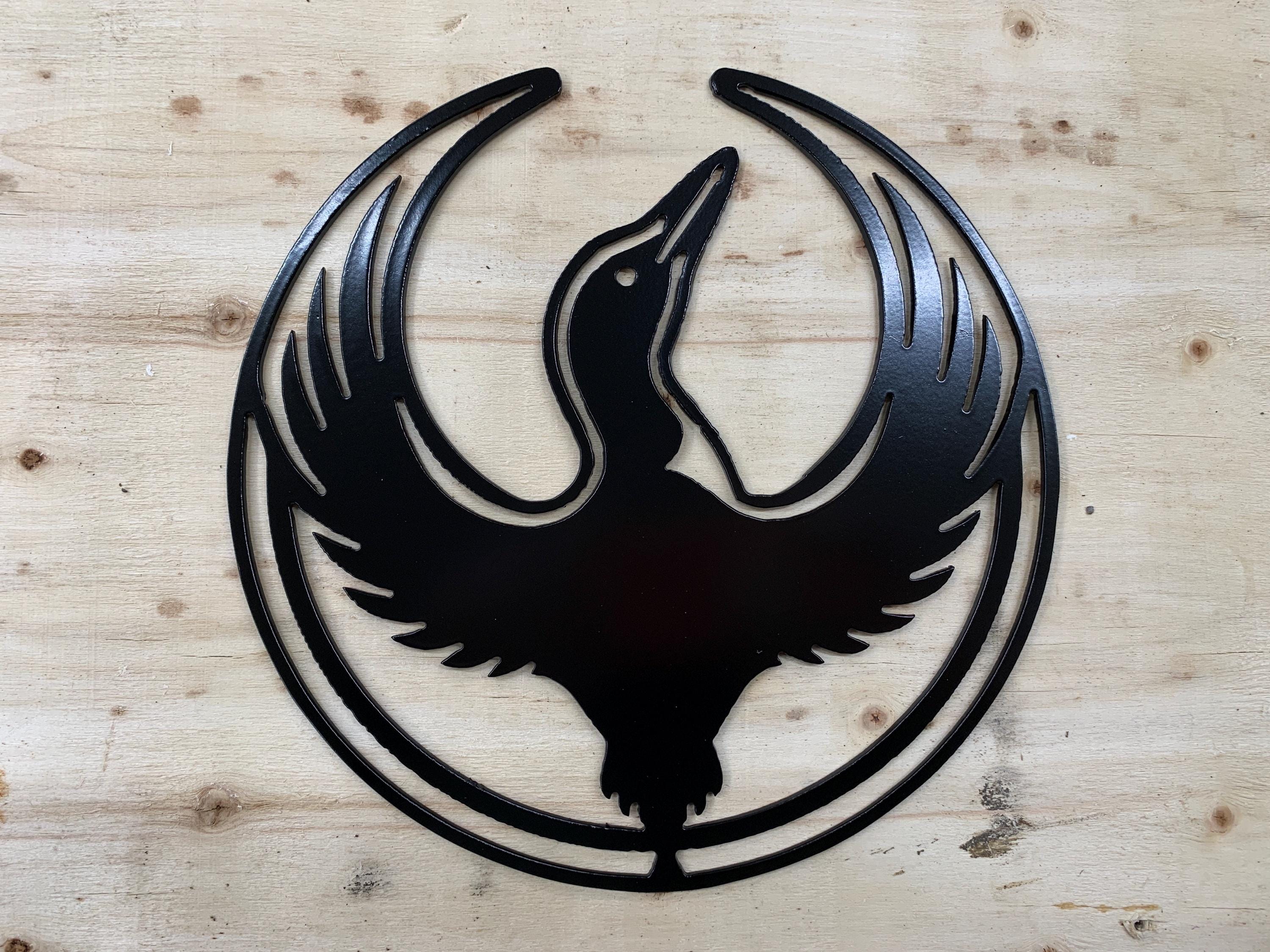 Steel Rebel Loon Metal Sign, Minnesota Alliance Circle Plasma Cut Steel ...