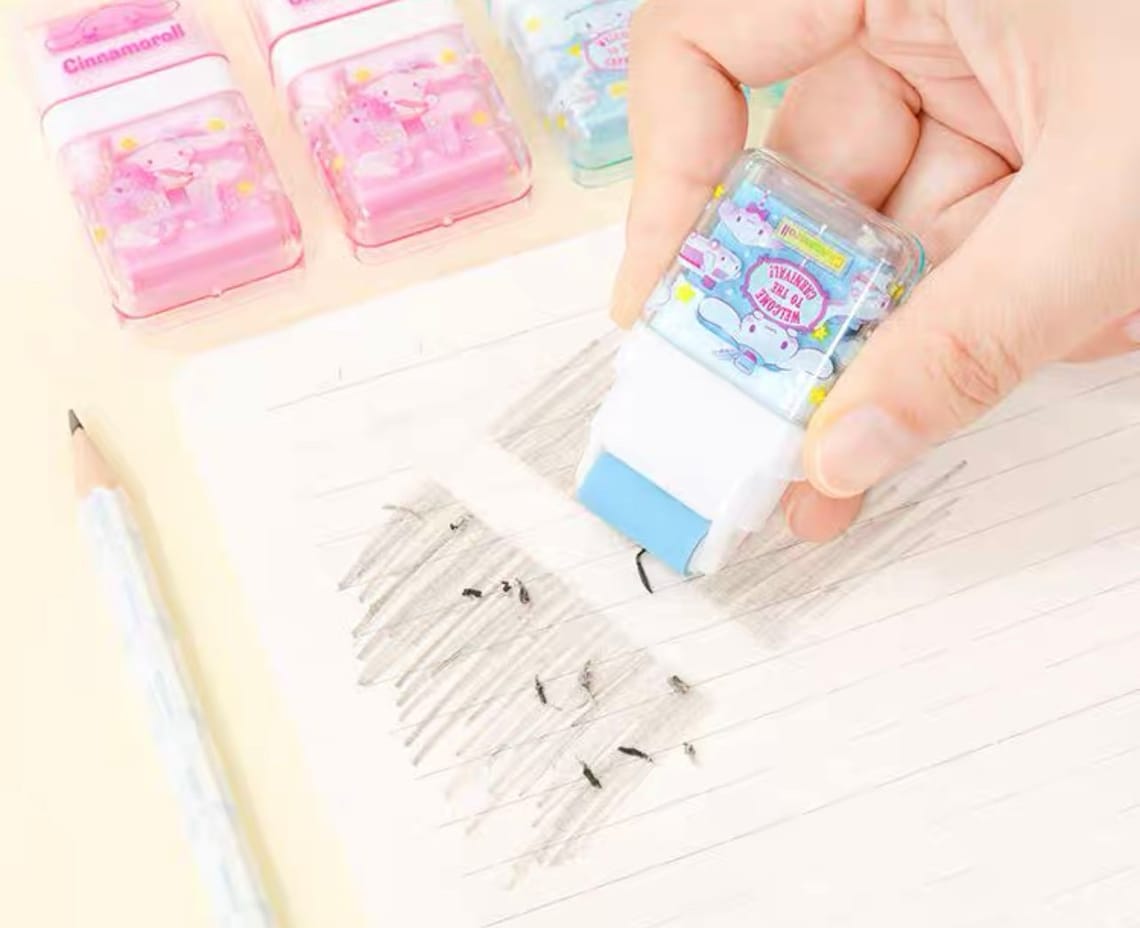 Cinnamoroll Eraser Rubber and Roller Combo. Sanrio Japanese Etsy UK