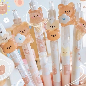 Cute Bear Mechanical Pencil 0.5mm. 6 Designs. Stationery Gifts