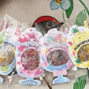 Kawaii Sticker Pack 20pcs. Japanese anime. Scrapbooking Embellishment Gifts
