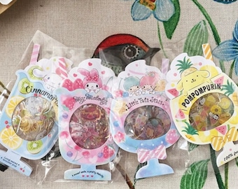 Kawaii Sticker Pack 20pcs. Japanese anime. Scrapbooking Embellishment Gifts