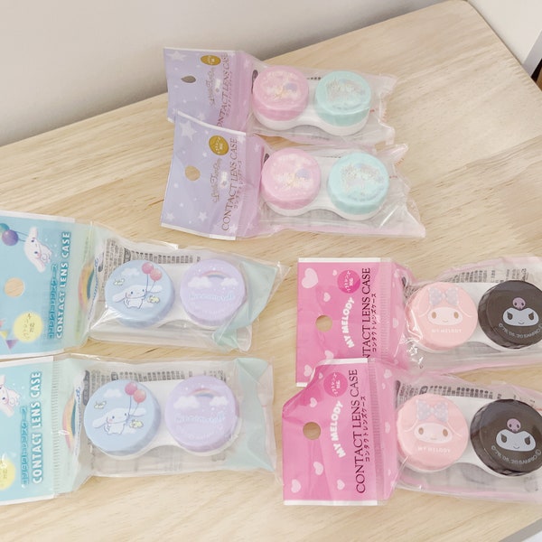 Cute Contact Lens Case. 3 kawaii designs. Japan anime