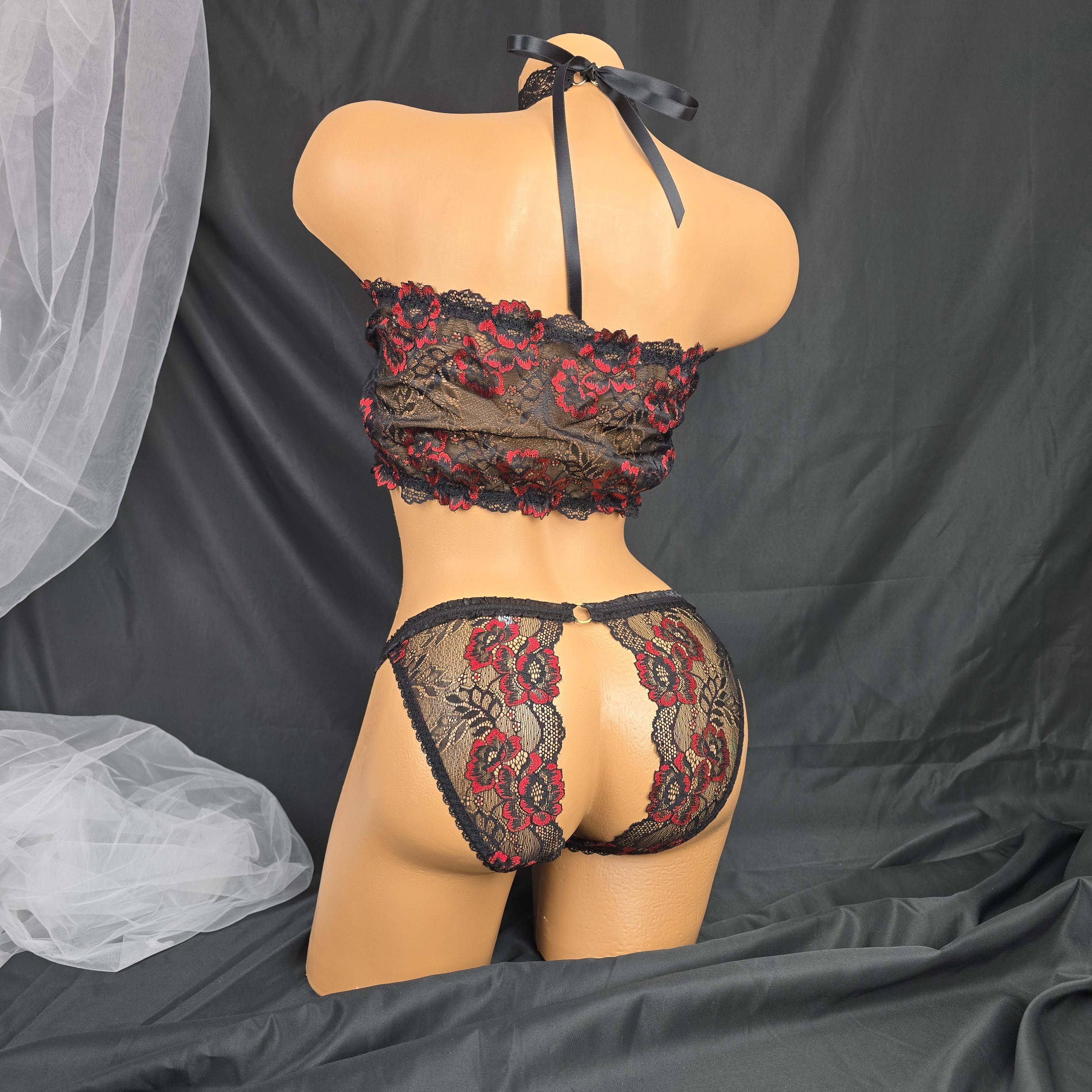Seductive Lingerie Open Butt - Etsy Sweden