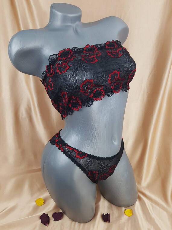Buy Victorian Sexy Mature Lace Lingerie Set for Women Available in Plus  Sizes - Choose Your Color Online in India - Etsy