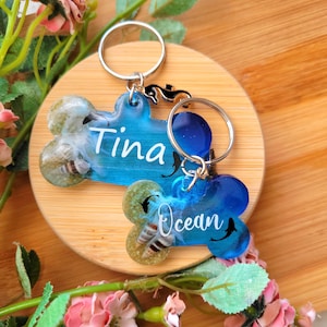 Custom Resin Dog Tag, Resin Pet Tag, Puppy Tag, Personalized Resin Dog Tag, Personalized Cat Tag Cat ID Tag, Handmade customizable resin tag