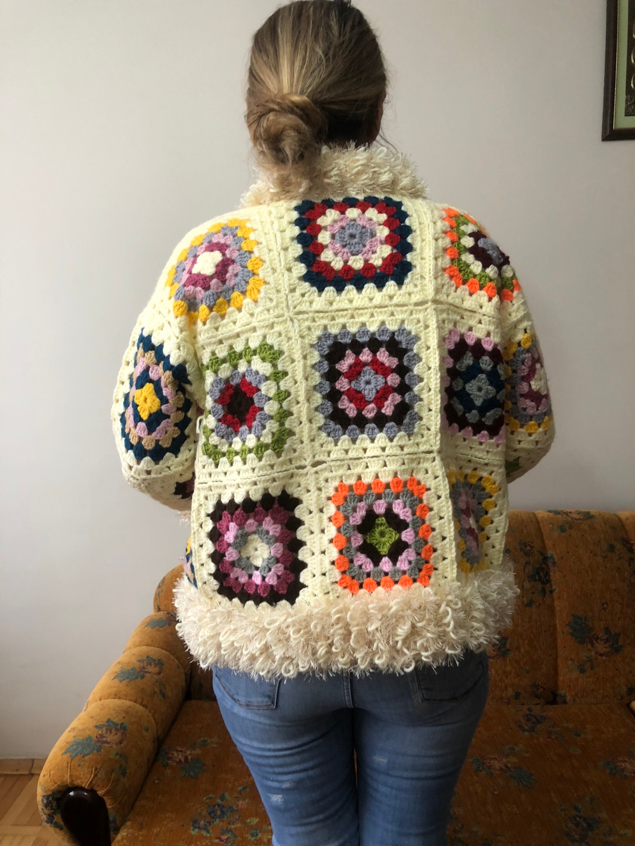Buy Beige Knitted Cardigan, Korean Style Cardigan, Vintage Sweater, Handmade Women White Cardigan, Afghan Crochet Cardigan, Crop Wool Cardigan Online in India - Etsy Buy Beige Knitted Cardigan, Korean Style Cardigan, Vintage Sweater, Handmade Women White Cardigan, Afghan Crochet Cardigan, Crop Wool Cardigan Online in India - Etsy