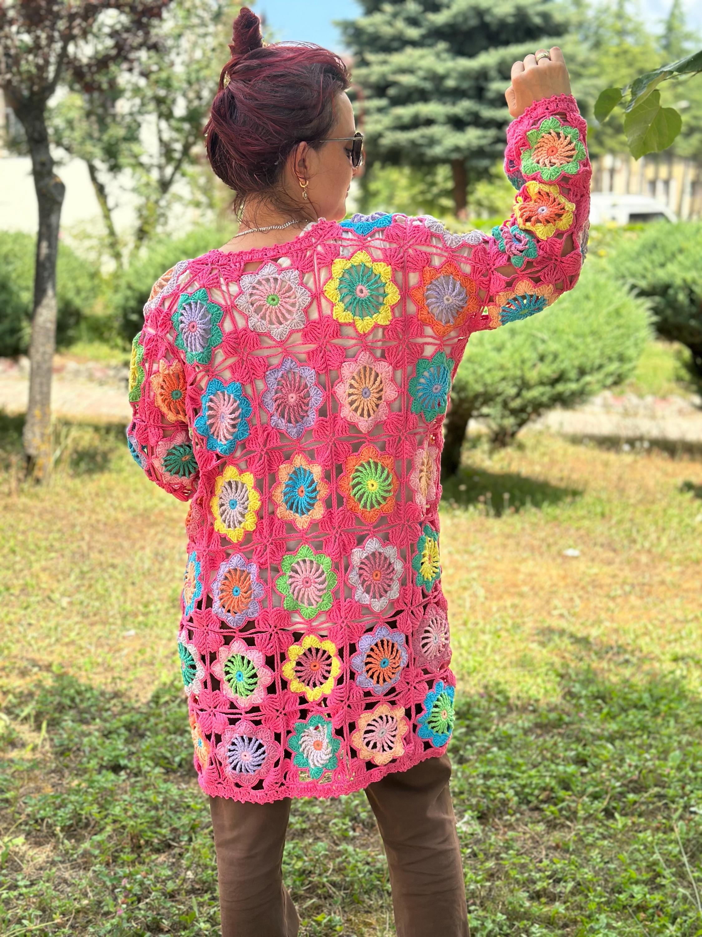 トップス Rose flower motif cardigan pink Rose flower motif cardigan | ファッション通販サイト NUGU