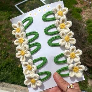 Crochet Flower Hair Clips, Toddler Hair Clips, Baby Hair Clips, Tatted Hair Flowers, Pretty Hair Clips, Snap, Children&#39;s Hair Accessories