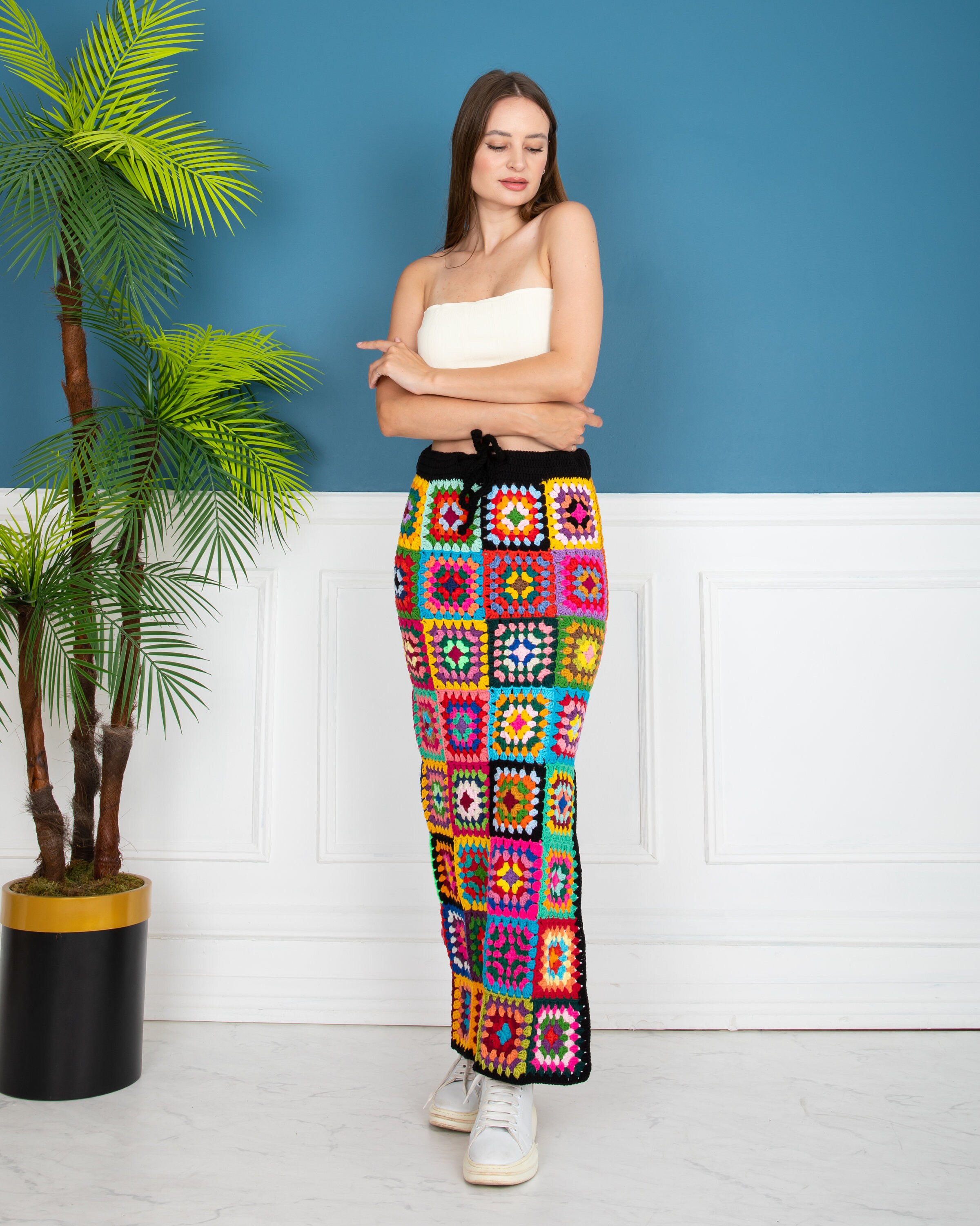 90’s vintage long Flower crochet skirt 90's vintage long Flower crochet skirt レディース