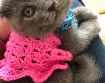 Hand Knitted Pet Clothes, Doll Clothes for Little Animal, Hand-Knit Winter Dog Cat Jacket, Pet Knitted Sweater and Dog Outfits, Pets Gift