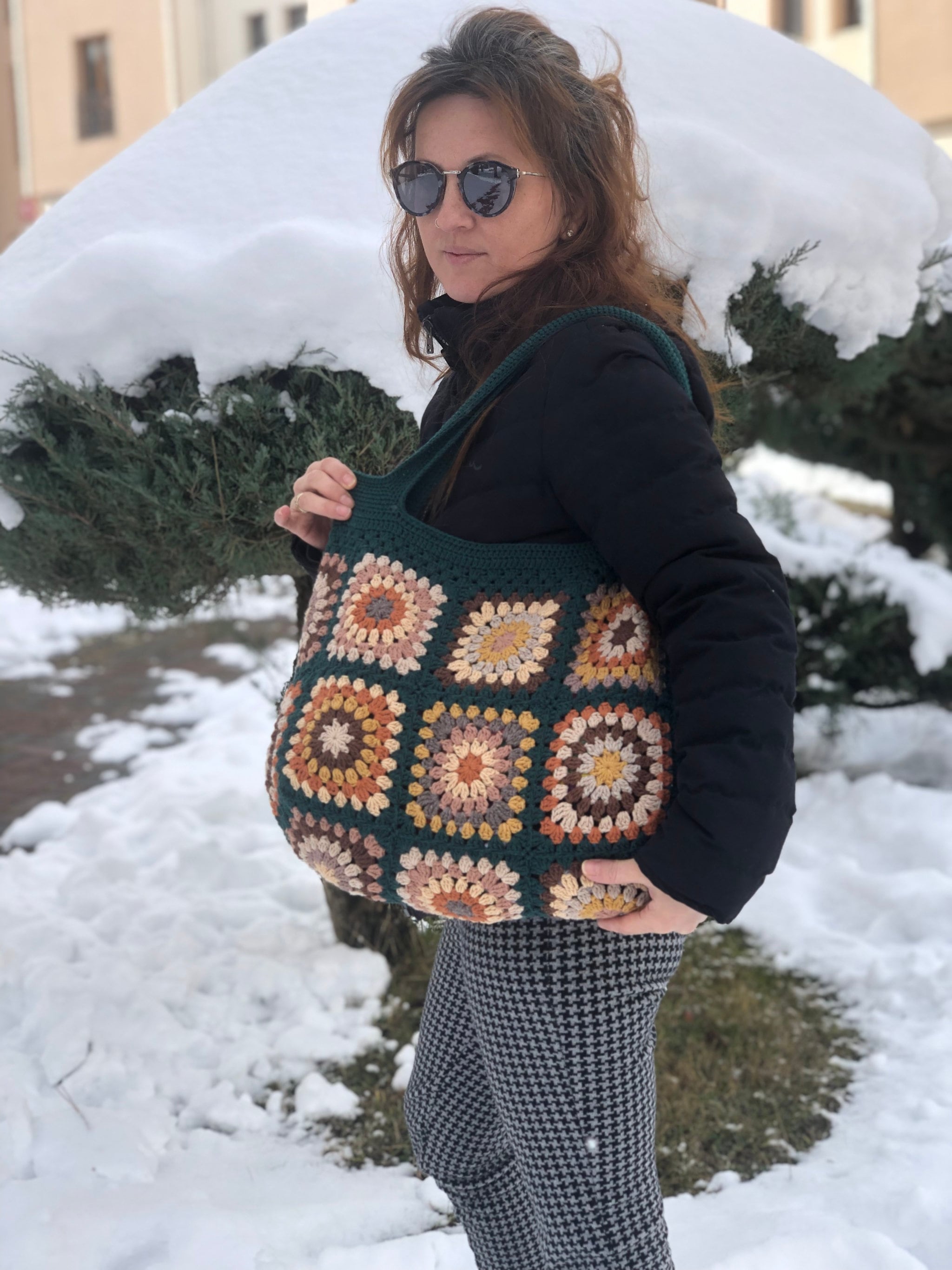 Sijiali Women Shoulder Bag Twist Pattern Crochet Large Capacity Vintage  Knitting Shopping Bag Tote Bag For Travel  Fruugo IN