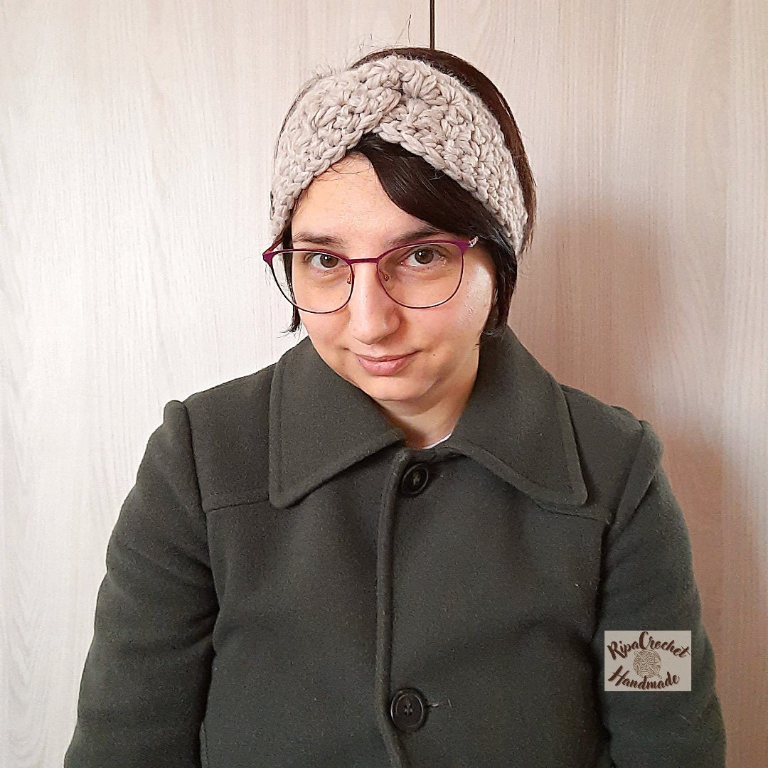 Women's Ear Headband Crochet Turban Wool Headdress Etsy