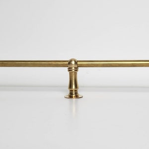 Brass shelf rail (tipping rail/gallery rail) - Expand and read "Item Details" section below for instructions on how to order
