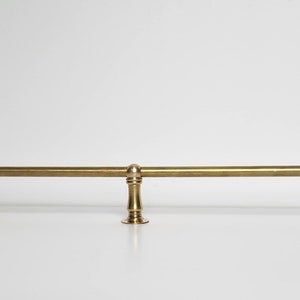 Brass shelf rail tipping rail/gallery rail Expand and read Item Details section below for instructions on how to order image 1