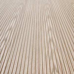 Slatted Wood Veneer Panel image 1