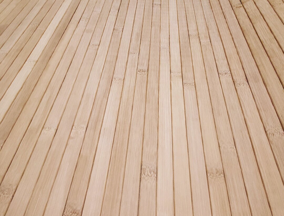 47.25 X 47.25 Fluted Bamboo Wood Panel Etsy