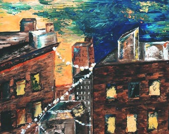 "Kunstdruck ""Contemporary City"""