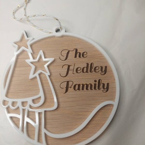 Family Christmas Decoration / Personalised