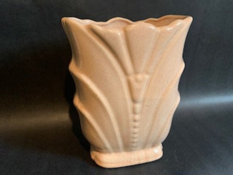 Vintage Art Deco Pottery Vase Etsy