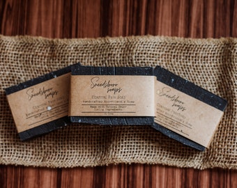 Handmade Charcoal Soap Bar: Tea Tree Oil, Oily Skin