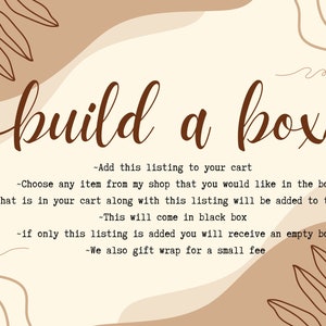 Custom Gift Box - Build Your Own Box - Graduation - Gifts for Her