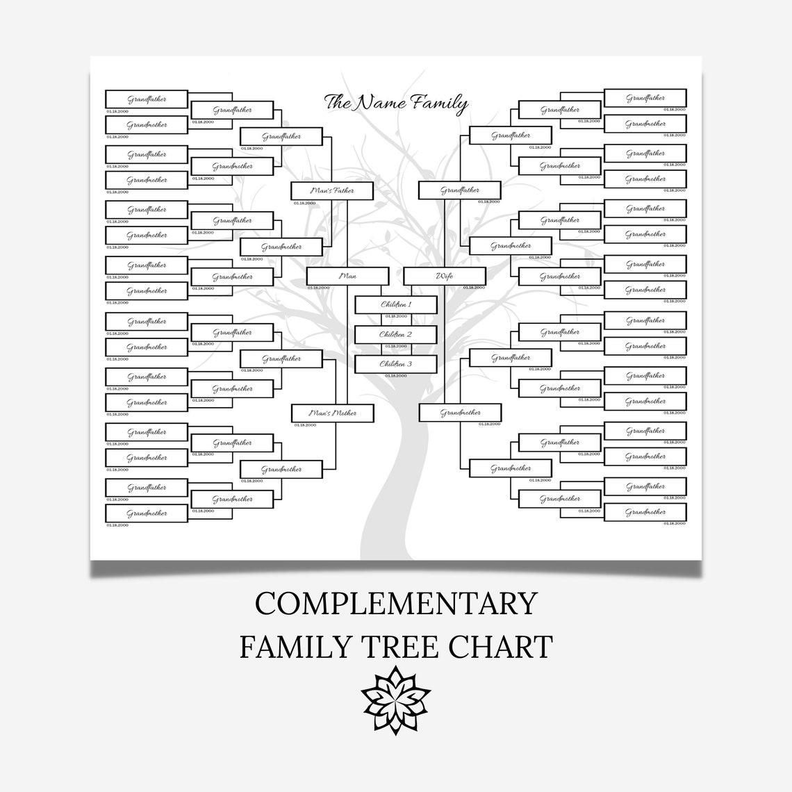 Family Tree Book... Custom Family Tree Notebook. Family Etsy