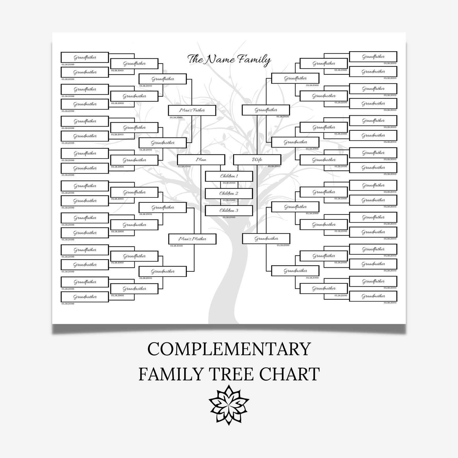 Family Tree Book... Custom Family Tree Notebook. Family Etsy