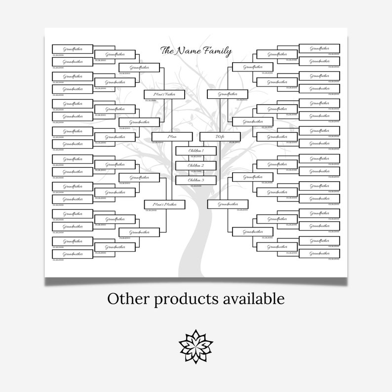 Family Tree Book... Custom Family Tree Notebook. Family Journal