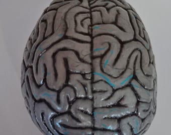 BIG BRAIN Latex Haunted House Prop Halloween - Painted