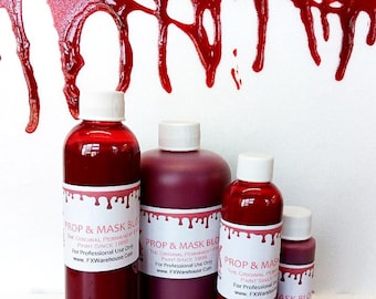 Permanent Perma Blood PermaBlood  Paint for Halloween Haunted House Movie Props & Masks