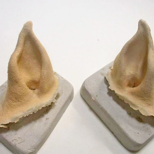 Doe Orc Monster Creature Elfen Fantasy Foam Latex Ears Prosthetics Makeup Cosplay