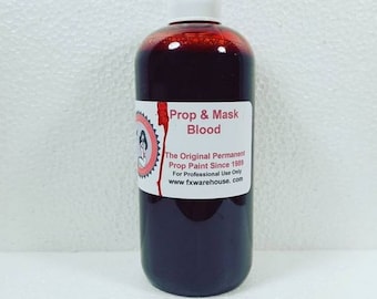 Permanent Perma Blood PermaBlood  Paint for Halloween Haunted House Movie Props & Masks