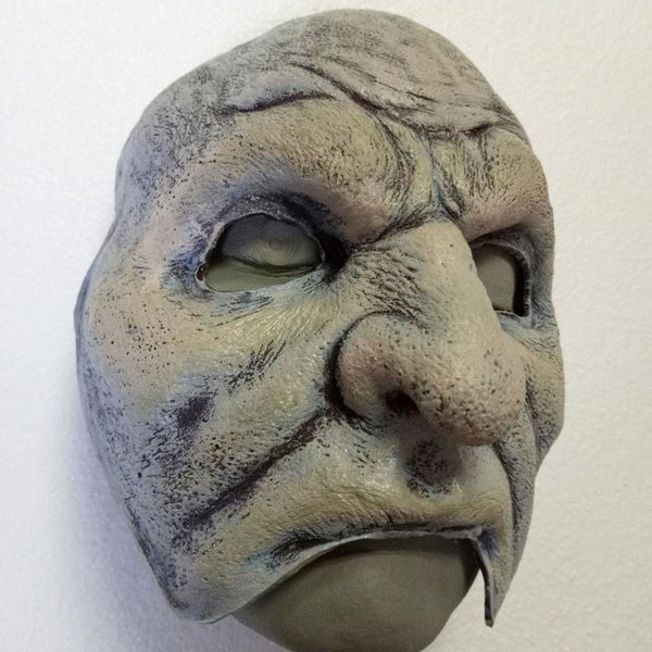 Demon Troll Leprechaun  Scary Half Mask Halloween & Haunted Houses Easy On Easy Off