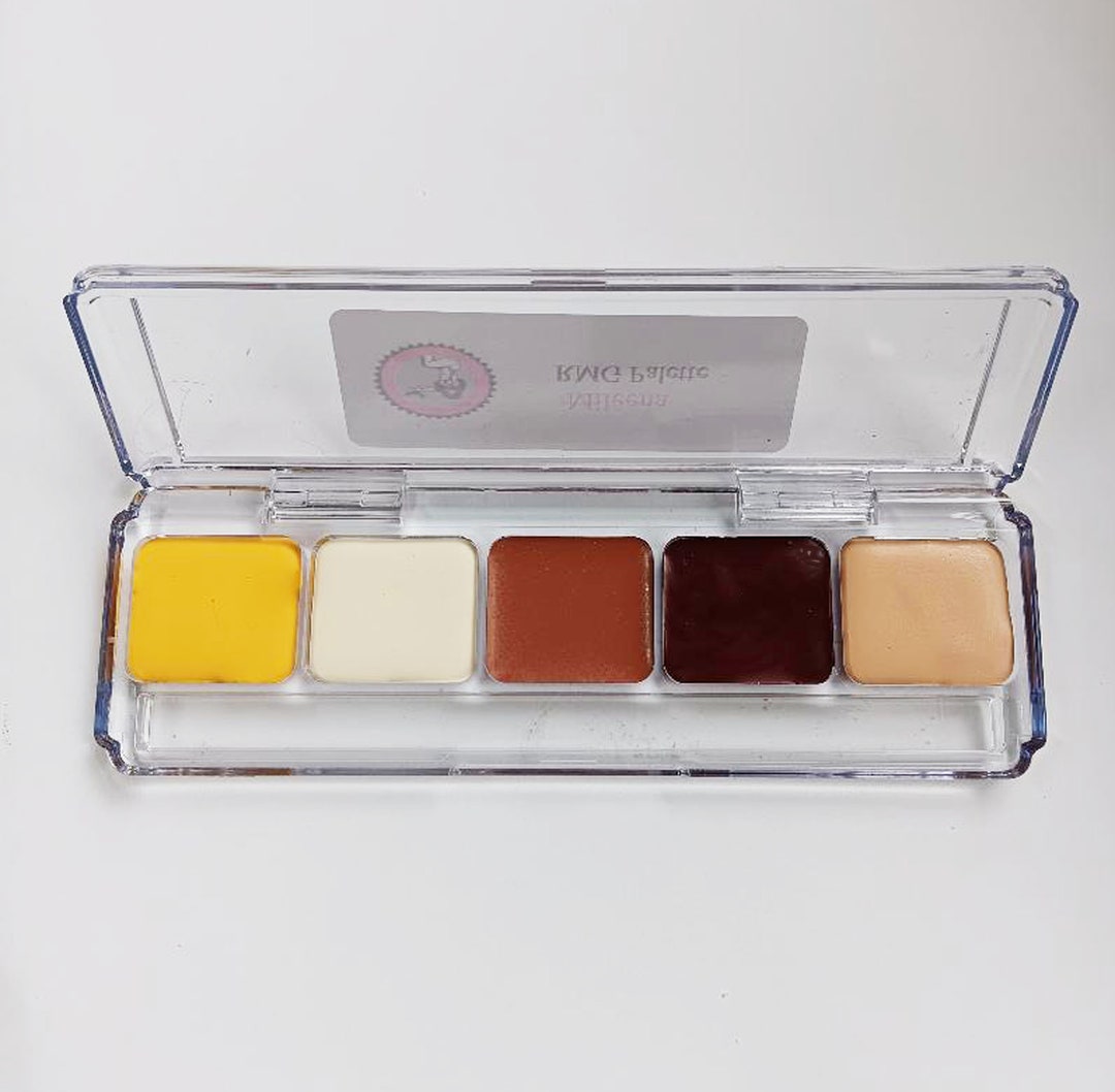 Mileena Inspired Mortal Combat Rubber Mask Grease Paint Makeup Palette